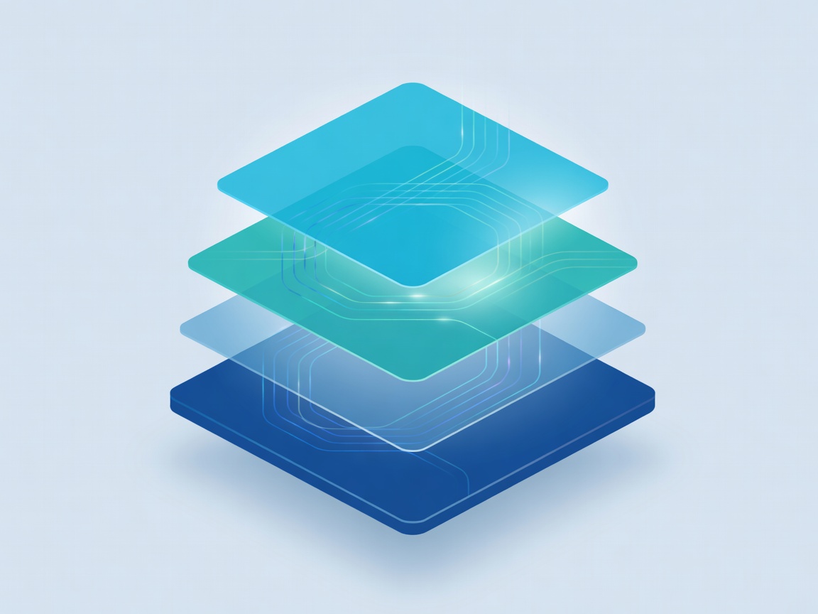 Abstract illustration of a unified property management software stack